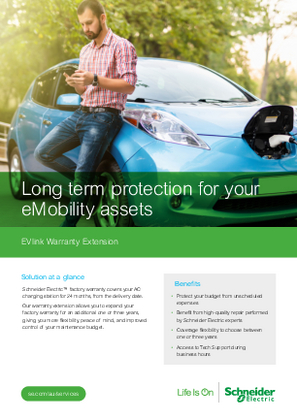 Image of EVlink Warranty Extension - Leaflet