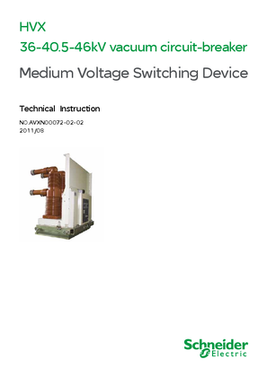 Image of HVX 36-40.5-46kV User Guide