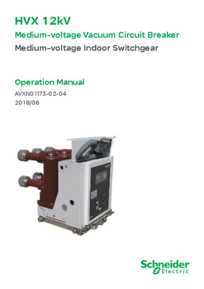 的映像 HVX 12kV（550）中压真空断路器英文操作手册