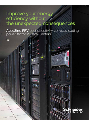 Image of AccuSine PFV cost-effectively corrects leading power factor in Data Centers