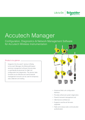 Immagine di Accutech Manager Datasheet Letter