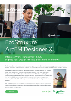 Image of ArcFM Designer XI Sell Sheet