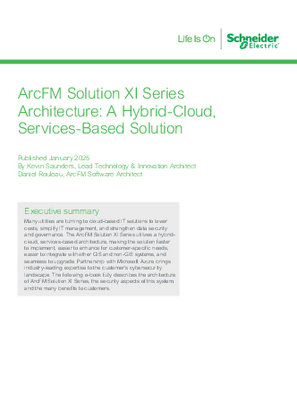 Image of ArcFM Solution XI Series Architecture: A Hybrid-Cloud, Services-Based Solution