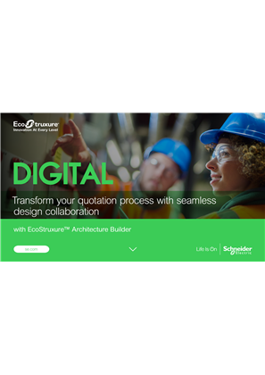 Image of Brochure for EcoStruxure Architecture Builder