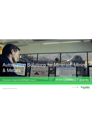 Image of Automation Solutions for Mining, Minerals & Metals