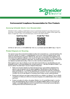 Kujutis Environmental Compliance Documentation for Flow Products