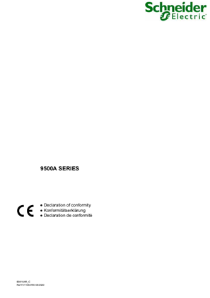 Image of 9500A Series Declaration of Conformity (2)