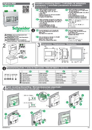 的映像 Vigilohm IM10 - 绝缘监测设备 - 说明书