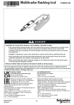 Bild von Instruction sheet - Multi-Loader Flashing tool - VW3A8122