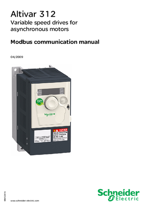 Hình ảnh của ATV312 Modbus communication manual