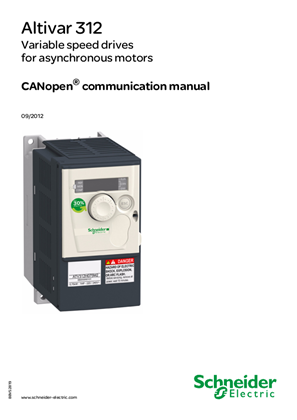 的映像 ATV312 CANopen manual