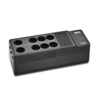 BE850G2-IT : APC Back-UPS 850VA, 230V, USB Type-C and A charging ports, 8 Schuko CEE 7 outlets (2 surge)