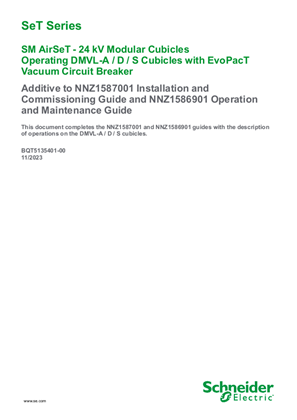 Slika linije SM AirSeT - 24 kV Modular Cubicles Operating DMVL-A / D / S Cubicles with EvoPacT Vacuum Circuit Breaker