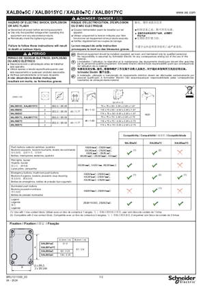 XALB0*5C / XALB015YC / XALB0*7C / XALB017YC, Instruction Sheet ...
