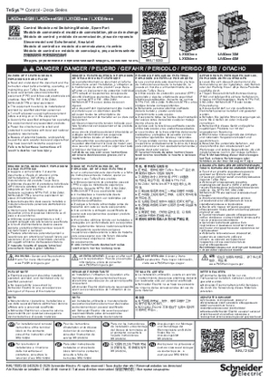 Obrázok TeSys™ Control - Deca Series - Control Module and Switching Module, Spare Part - Instruction Sheet