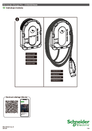 Obraz Schneider Charge Pro - Instrukcja montażu