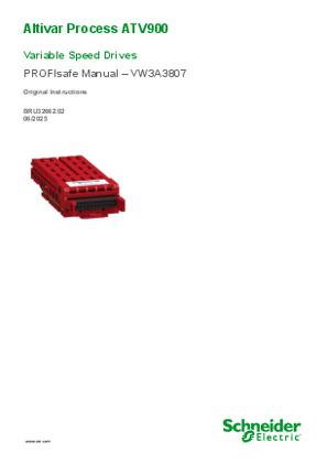 Image of ATV900 PROFIsafe Manual with VW3A3807
