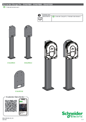 Afbeelding van Schneider Charge Pro Pedestal Instruction