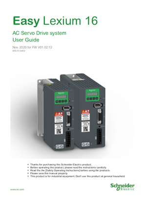 的映像 Easy Lexium 16, AC Servo Drive system - User Guide