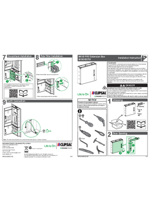 Image of MAX9 PRO Extension Box - Instruction sheet