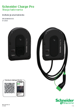 Obraz Schneider Charge Pro - Instrukcja uruchomienia