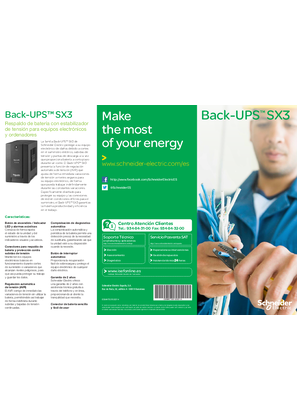 Imagen de Tríptico Back-UPS SX3
