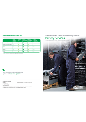 Image of Battery Services Brochure
