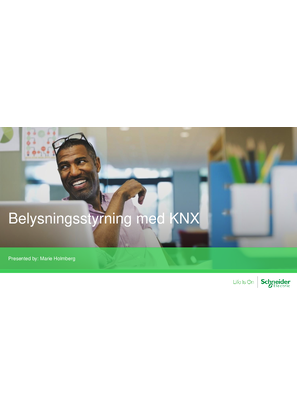 Bild av Belysningsstyrning med KNX