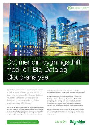 Billede af Optimer din bygningsdrift med IoT, Big Data og Cloud-analyse