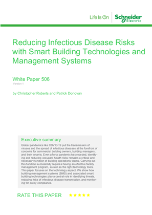 Image of Reducing Infectious Disease Risks with Smart Building Technologies and Management Systems