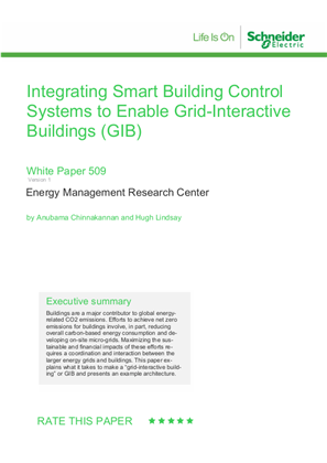 Image of Integrating Smart Building Control Systems to Enable Grid-Interactive Buildings (GIB)
