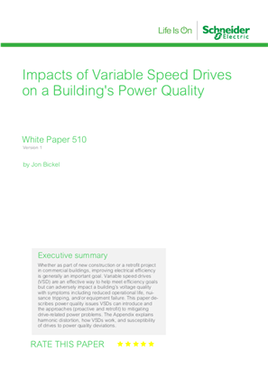 Image of Impacts of Variable Speed Drives on a Building''s Power Quality
