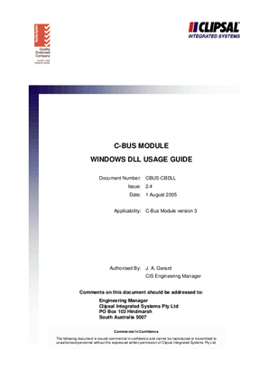 Image of C-Bus Windows Driver V3.13
