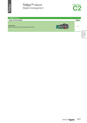 Imagen de TeSys catalogue - 2020 - chapter C2 - Presentation of TeSys island