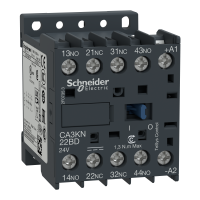 CA3KN22BD - TeSys K Control Relay - 4P(2NO+2NC), 690V, 24V DC standard coil