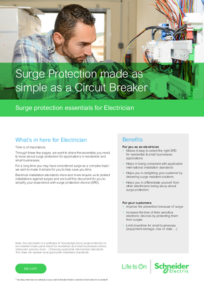 Imagen de Surge protection Technical Guide for Electrician