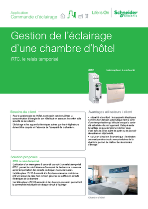 Image de Gestion de l’éclairage d’une chambre d’hôtel