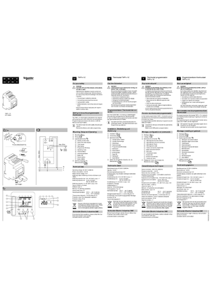 Image de Acti 9- THP1+ 1C Thermostat programmable-Mode d'emploi (FR)