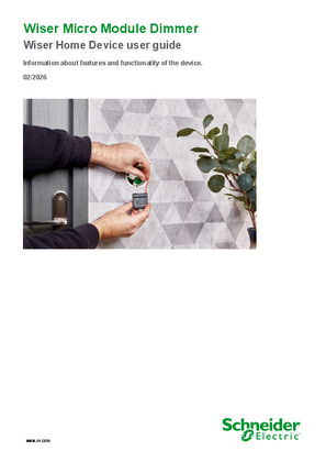 Image of Wiser Micro Module Dimmer – Device user guide (Wiser Home)