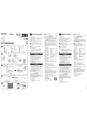 Image of Wiser Micro Module Light Switch - Instruction sheet