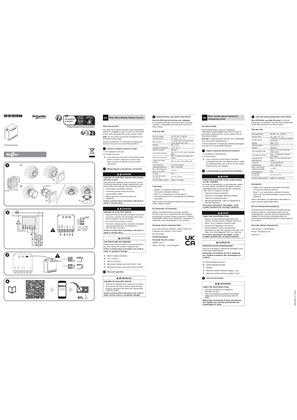 Imagen de Micro módulo control de persianas Wiser - Manual de instalación