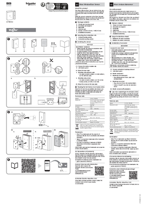 Image of Wiser Window/Door Sensor - Installation instruction