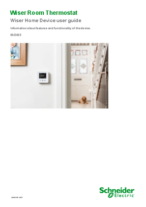 Image of Wiser Room Thermostat - Device user guide (Wiser Home)