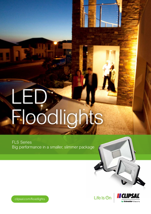 Image of LED Floodlights FLS Series. Big performance in a smaller, slimmer package, 148602
