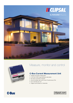 C-Bus, Measure, monitor and control, C-Bus Current Measurement Unit, 23021