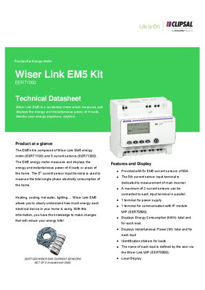 Image of EER71000 Wiser Link EM5 Kit, Residential Energy Meter