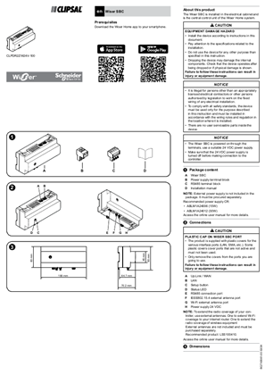 Obrázek Wiser SBC - Installation instructions
