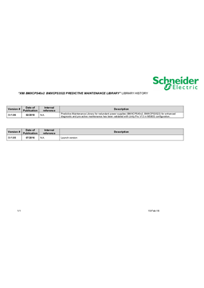 Image of X80 REDUNDANT POWER SUPPLY PREDICTIVE MAINTENANCE LIBRARY
