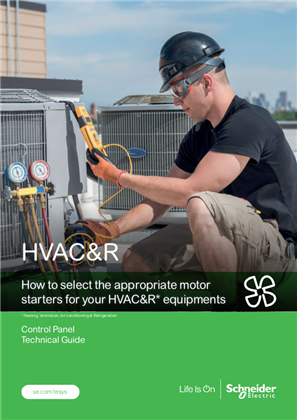 Image of Control panel - Technical guide - How to select the appropriate motor starter for your HVAC&R equipment