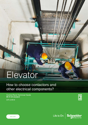 Obrázek Elevators - How to choose the contactors and other electrical components